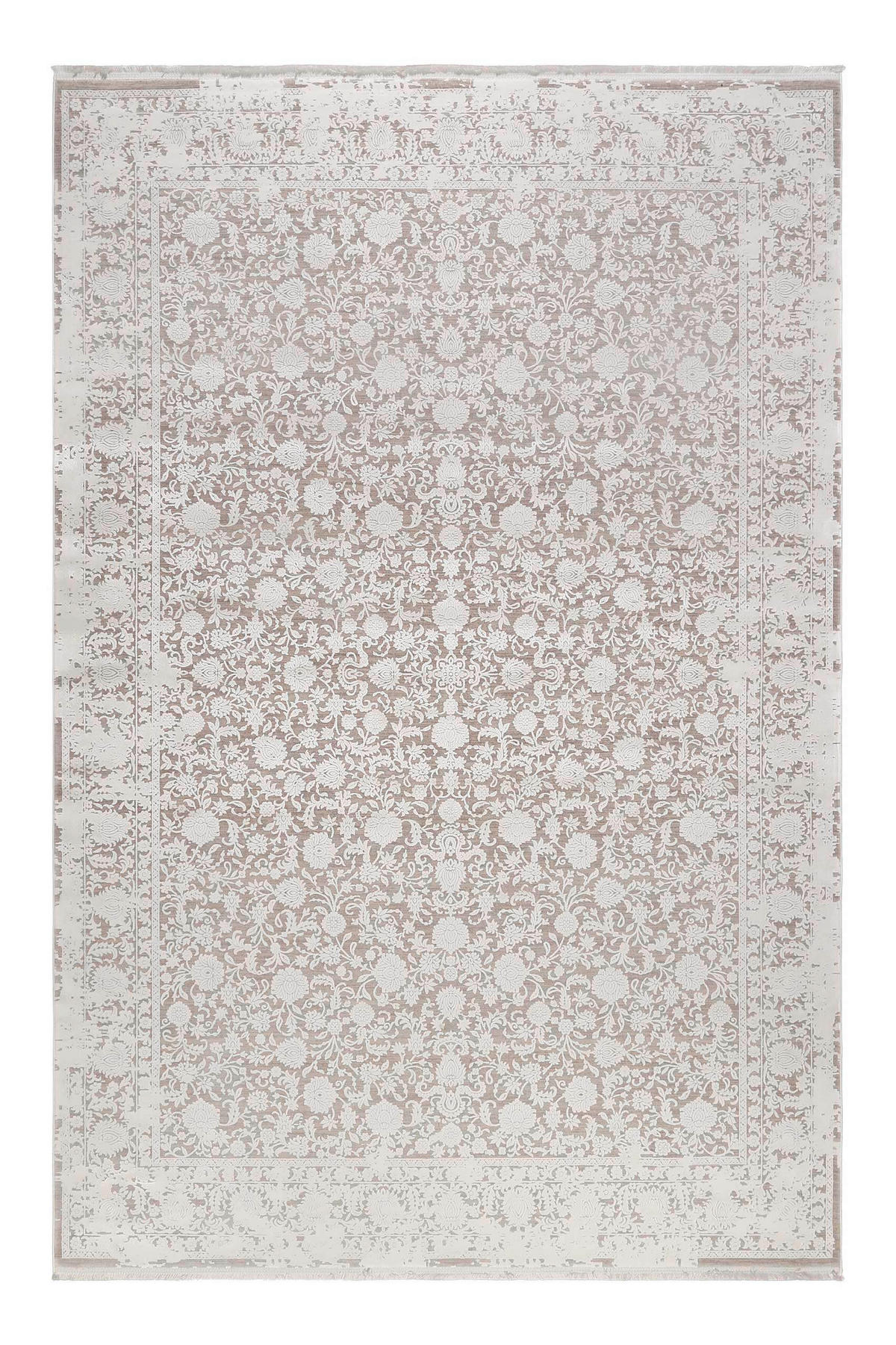 VINTAGE-TEPPICH 120/170 cm Florida Grau, Weiß  - Weiß/Grau, LIFESTYLE, Textil (120/170cm) - Esprit