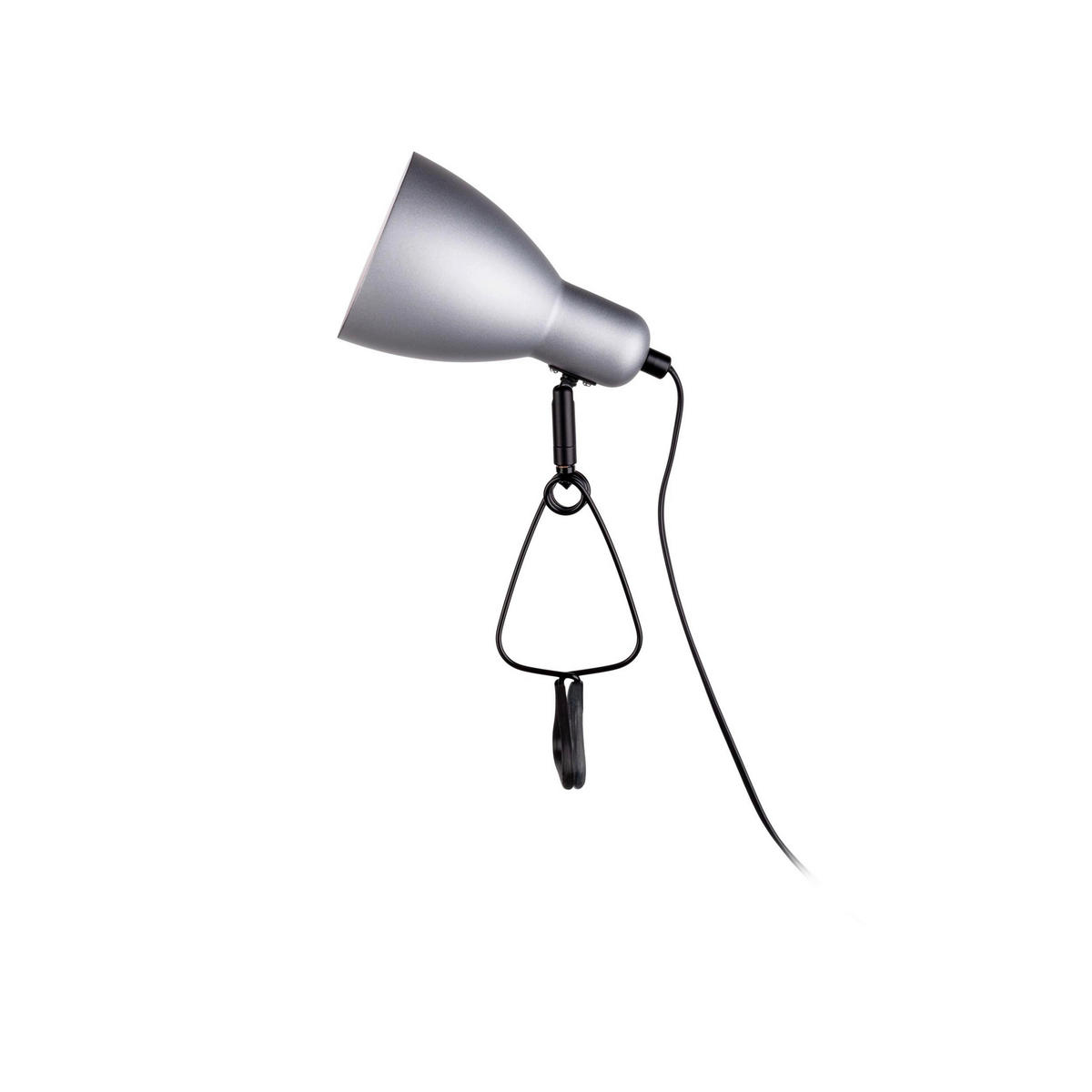 KLEMMLEUCHTE 17/10,5/28 cm   - Silberfarben, KONVENTIONELL (17/10,5/28cm) - Näve