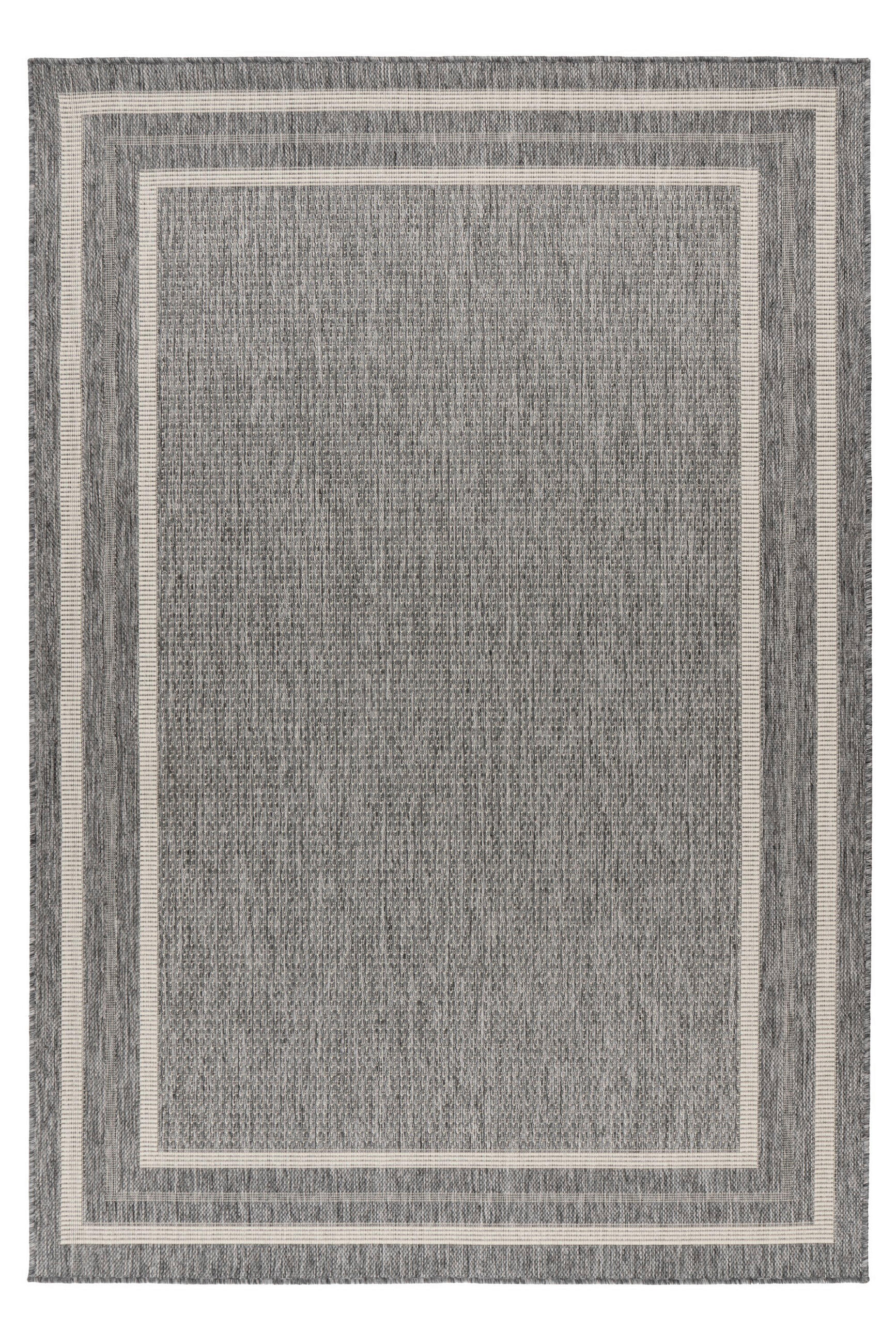 FLACHWEBETEPPICH Silberfarben  - Silberfarben, Basics, Textil (60/110cm) - Kayoom