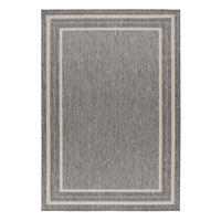 FLACHWEBETEPPICH Silberfarben  - Silberfarben, Basics, Textil (60/110cm) - Kayoom