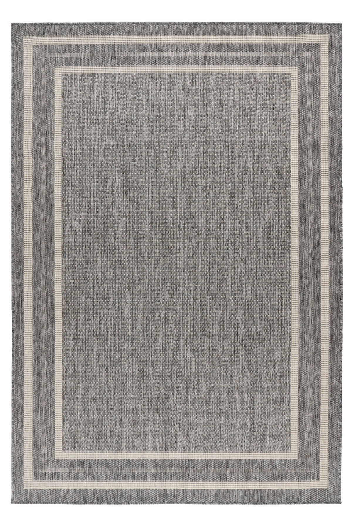 FLACHWEBETEPPICH Silberfarben  - Silberfarben, Basics, Textil (60/110cm) - Kayoom