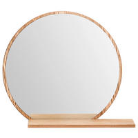 WANDSPIEGEL  - Eichefarben, Design, Glas/Holzwerkstoff (65/56/17cm) - Xora
