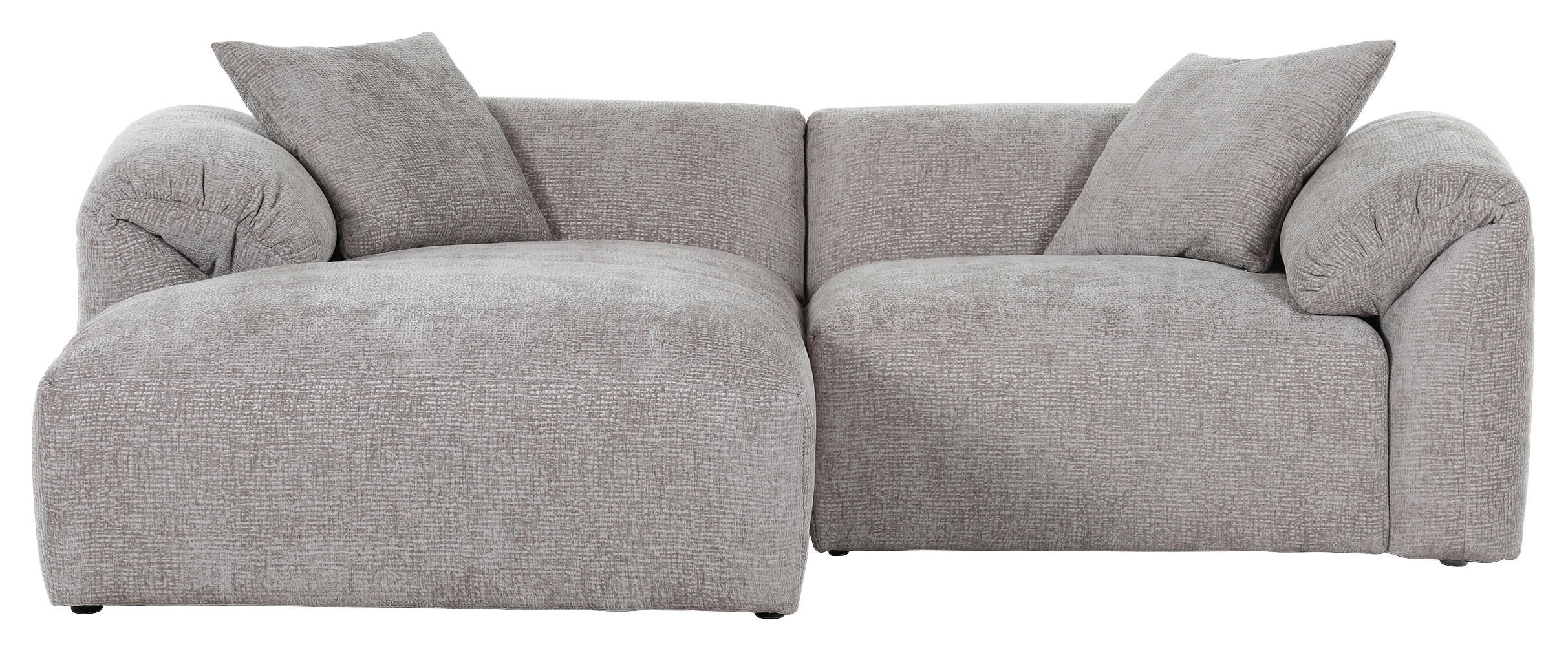HÖRNSOFFA i flatväv brun  - brun/svart, Modern, textil/plast (178/231cm) - Carryhome