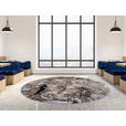 WEBTEPPICH 160 cm Timeline Quantum Braun, Beige  - Beige/Braun, Design, Textil (160cm) - Novel