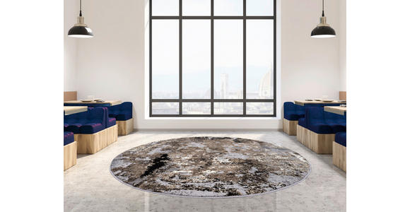 WEBTEPPICH 160 cm Timeline Quantum Braun, Beige  - Beige/Braun, Design, Textil (160cm) - Novel