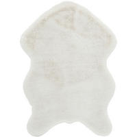 KUNSTFELL 60/90 cm Moni Weiß  - Weiß, KONVENTIONELL, Textil/Fell (60/90cm) - Boxxx