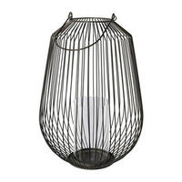 WINDLICHT Schwarz  - Schwarz, Basics, Metall (35cm) - P & B