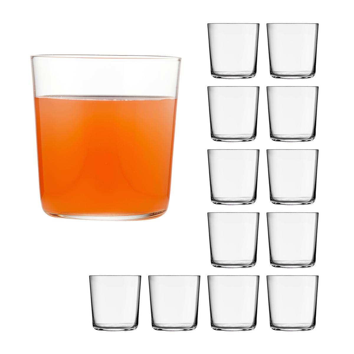GLÄSERSET CIDRA  12-teilig  - Klar, Basics, Glas (9/9,5cm)