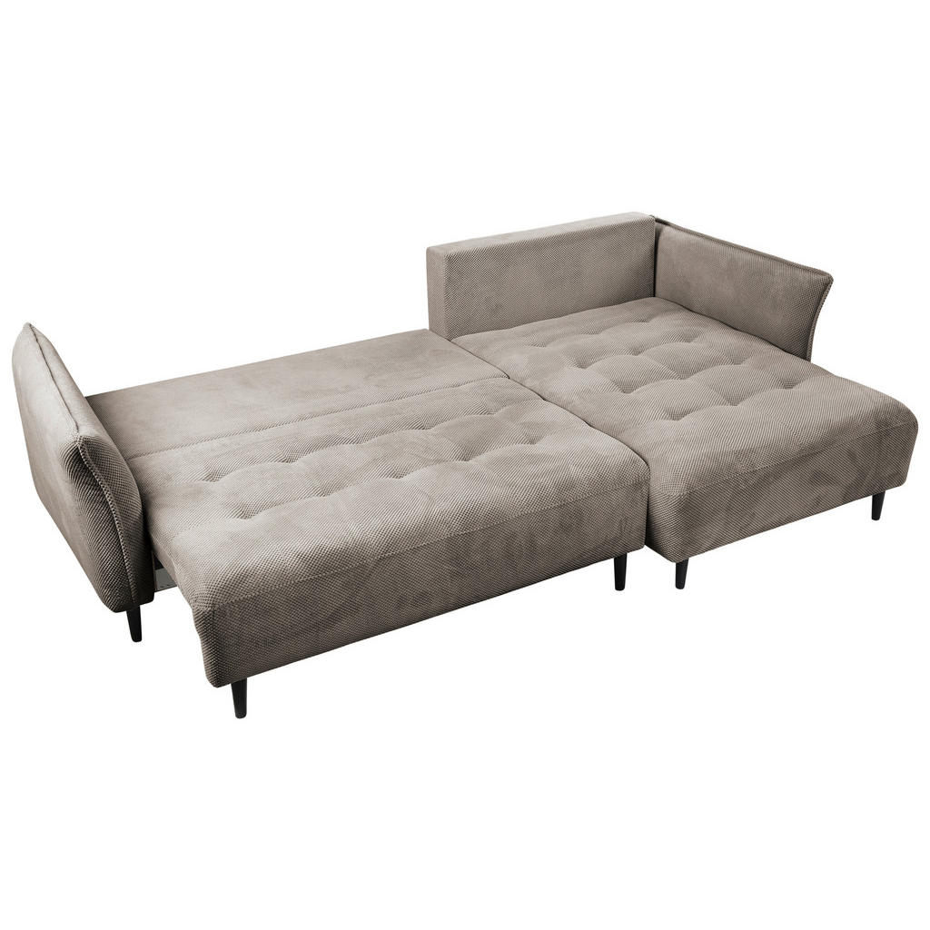 Thumbnail - Carryhome Ecksofa, Taupe, Textil, 3-Sitzer, Füllung: Silikon, Schaumstoffflocken,Silikon, Schaumstoffflocken,Silikon, Sc...