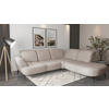 ECKSOFA in Flachgewebe Greige  302/270 cm  - Greige/Schwarz, MODERN, Textil/Metall (302/270cm) - Sit & More
