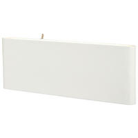 LED-WANDLEUCHTE - Weiss/Opal, Design, Kunststoff/Metall (22.5/3.5/8cm) - Globo