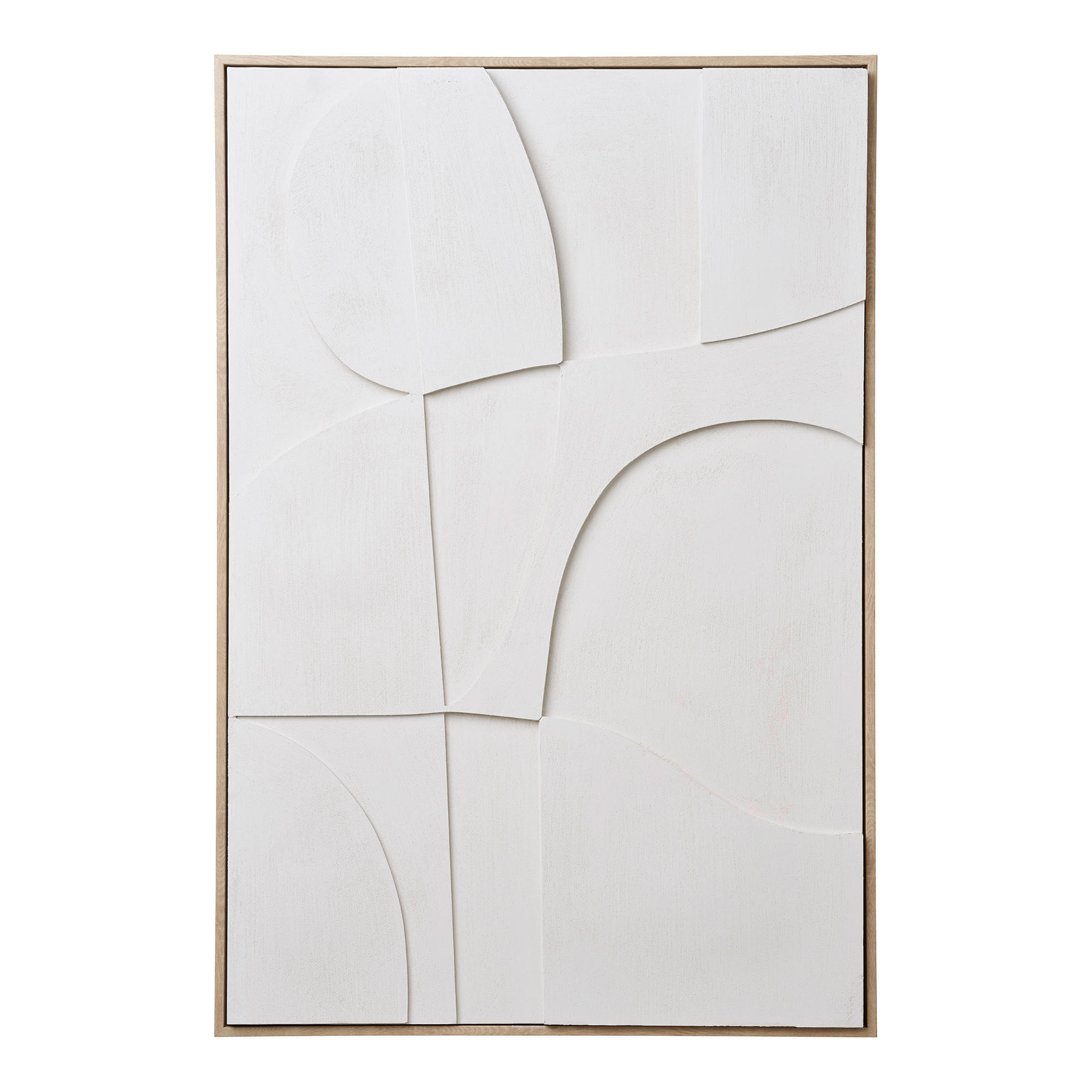 BILD 60/90/3 cm  - Weiß/Naturfarben, Design, Textil (60/90/3cm)
