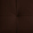 ECKSOFA in Echtleder Braun  313/165 cm  - Schwarz/Braun, Design, Leder/Metall (313/165cm) - Emilio Belluti