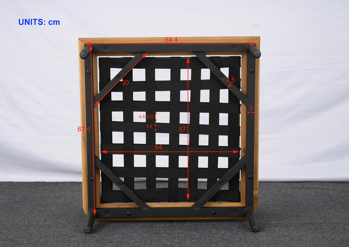 VRTNI SET   jeklo    antracit, barve akacije    - antracit/barve akacije, Moderno, kovina/umetna masa - Ambia Garden