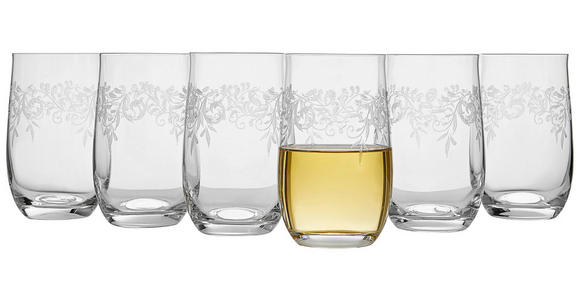 TRINKGLAS-SET  6-teilig  - Klar, Trend, Glas (0,38l) - Novel