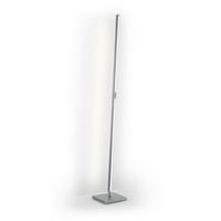 LED-STEHLEUCHTE    - Nickelfarben, Design, Metall (161cm) - GKS Knapstein