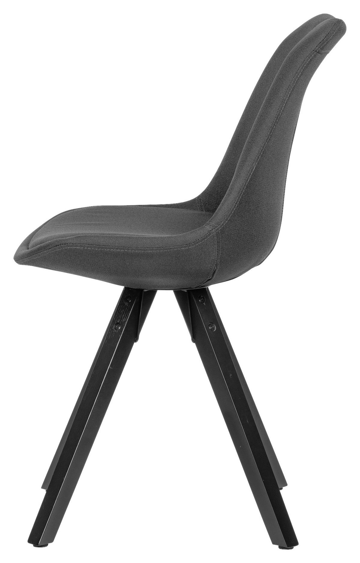 SET STOLICA  antracit  tekstil      - crna/antracit, Moderno, tekstil/drvo (49/87cm) - MID.YOU