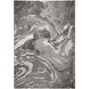 TEPPICH Marmor-Design, metallisch OUSE JOY, Silber 80x150 cm - Silberfarben, Textil (80/150cm) - KADIMA DESIGN