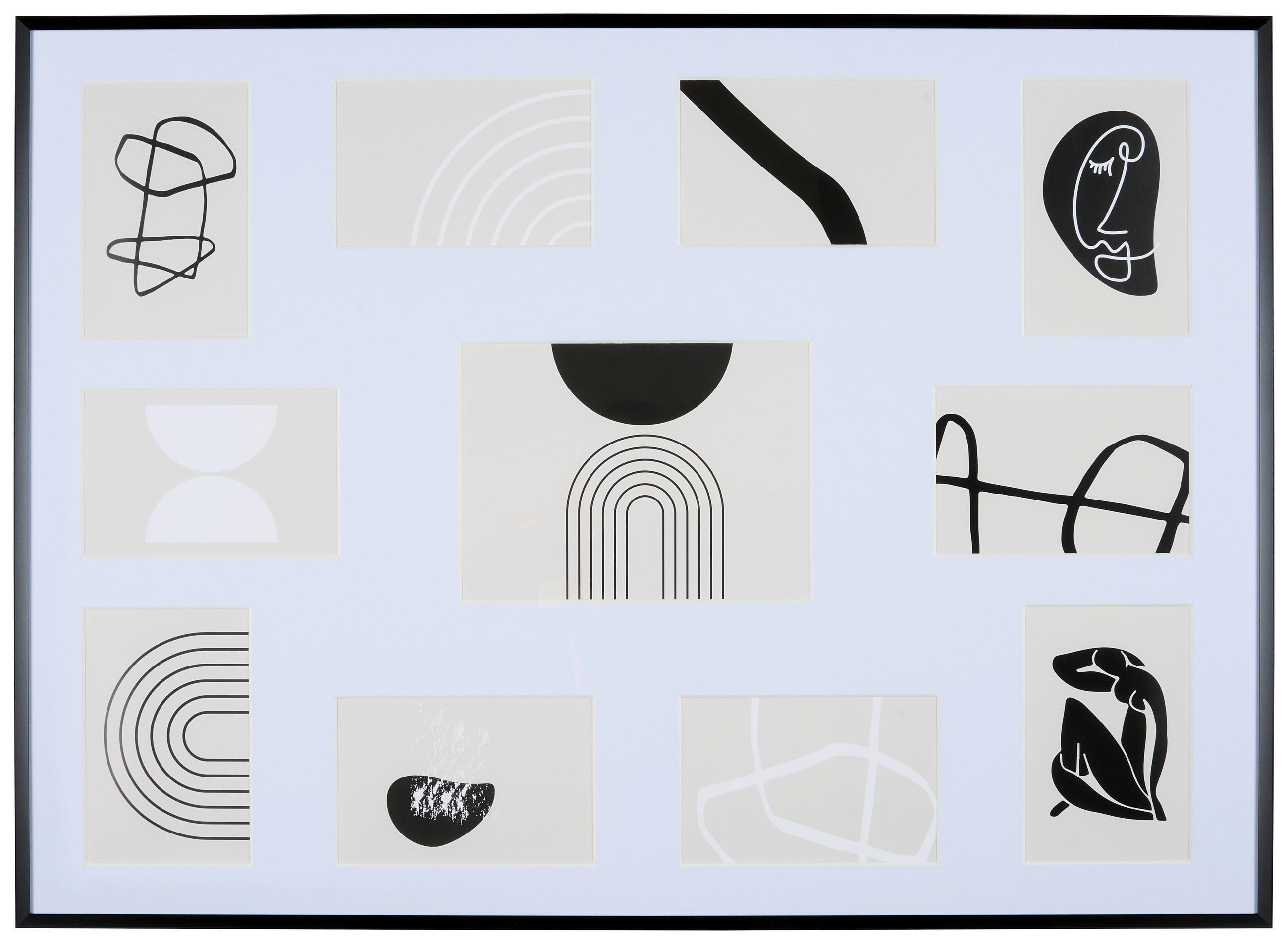 BILDERRAHMEN - Schwarz, Basics, Metall (50/70cm) - Nielsen