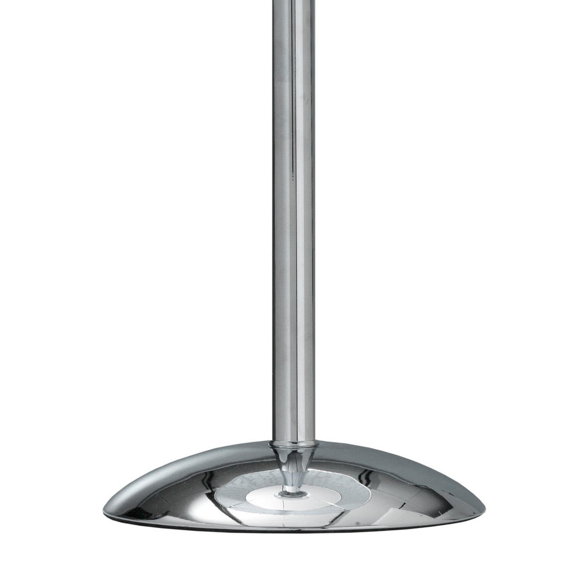 TISCHLEUCHTE 20/54 cm   - Chromfarben/Schwarz, KONVENTIONELL, Textil/Metall (20/54cm)
