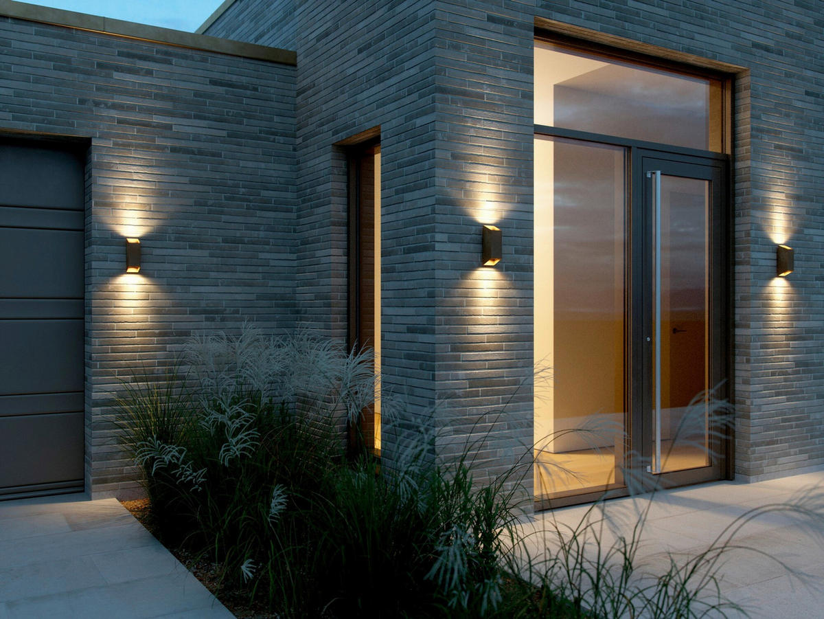 AUßENWANDLEUCHTE 8/23.5/9.5 cm   - Rostfarben, Design, Metall (8/23.5/9.5cm) - Nordlux