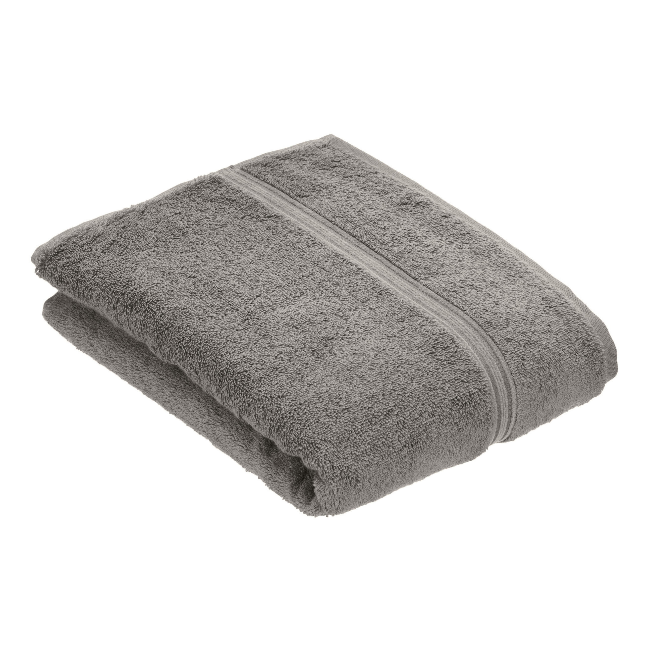 DUSCHTUCH Belief 67/140 cm  - Grau, Basics, Textil (67/140cm) - Vossen
