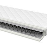 FEDERKERNMATRATZE 90/200 cm Höhe ca. 16 cm  - Weiß, Basics, Textil (90/200cm) - Sleeptex