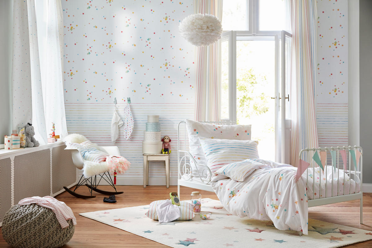 KINDERTEPPICH 120/170 cm Jonne  - Hellrosa/Weiß, Trend, Textil (120/170cm) - Esprit