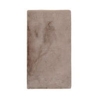 HOCHFLORTEPPICH 50/90 cm Rabbit Light 225 Dunkelbeige  - Beige, Konventionell, Kunststoff/Textil (50/90cm)