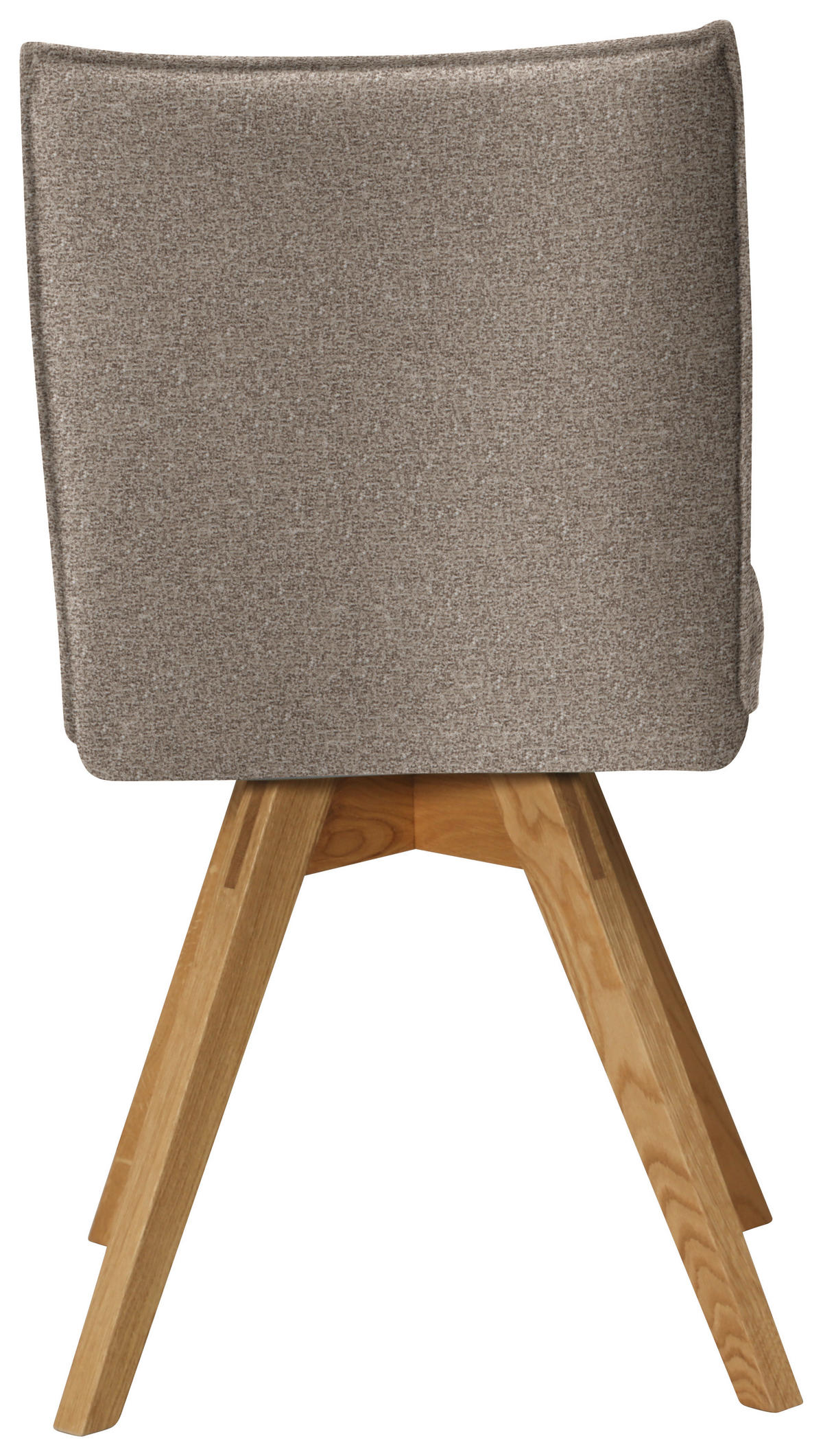 STUHL  in Samt  - Hellbraun/Eichefarben, Konventionell, Holz/Textil (60/91/61cm) - Moderano