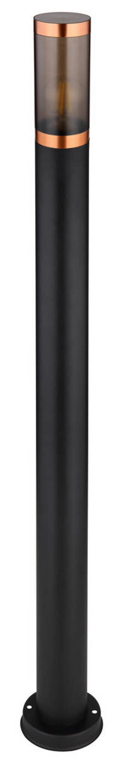 AUSSENLEUCHTE - Schwarz/Grau, Design, Kunststoff/Metall (12,7/110cm) - Globo