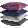 KISSENHÜLLE YUKON 48/48 cm - Anthrazit, Design, Textil (48/48cm) - Novel