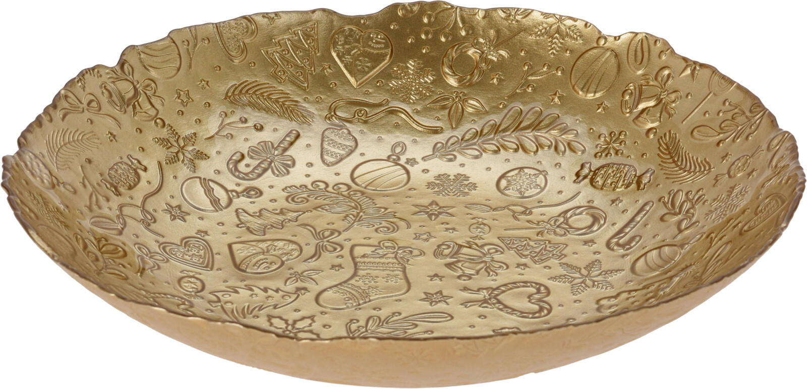 DEKOSCHALE - Goldfarben, Trend, Glas (40/7cm)