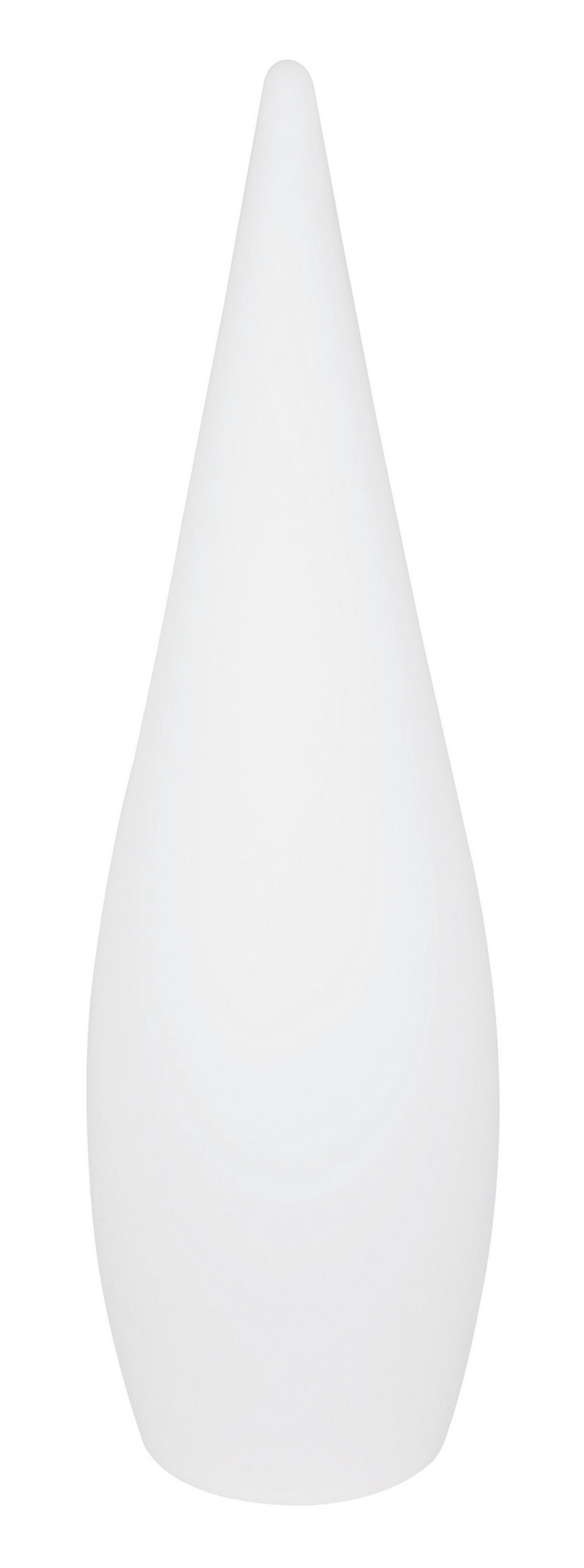 AUSSENSTEHLEUCHTE - Weiss/Opal, Design, Kunststoff (36/120cm) - Globo