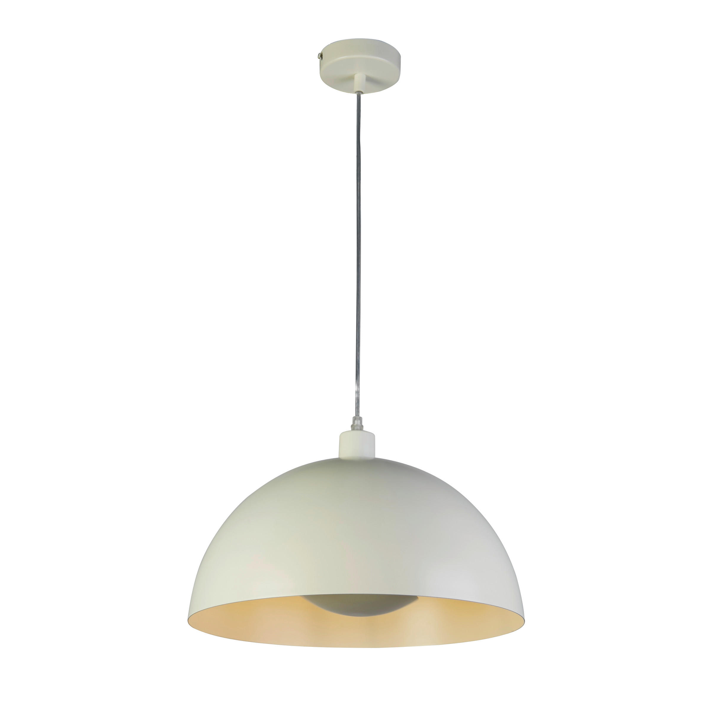 HÄNGELEUCHTE Mars 25/18/150 cm  - Creme, Design, Metall (25/18/150cm)