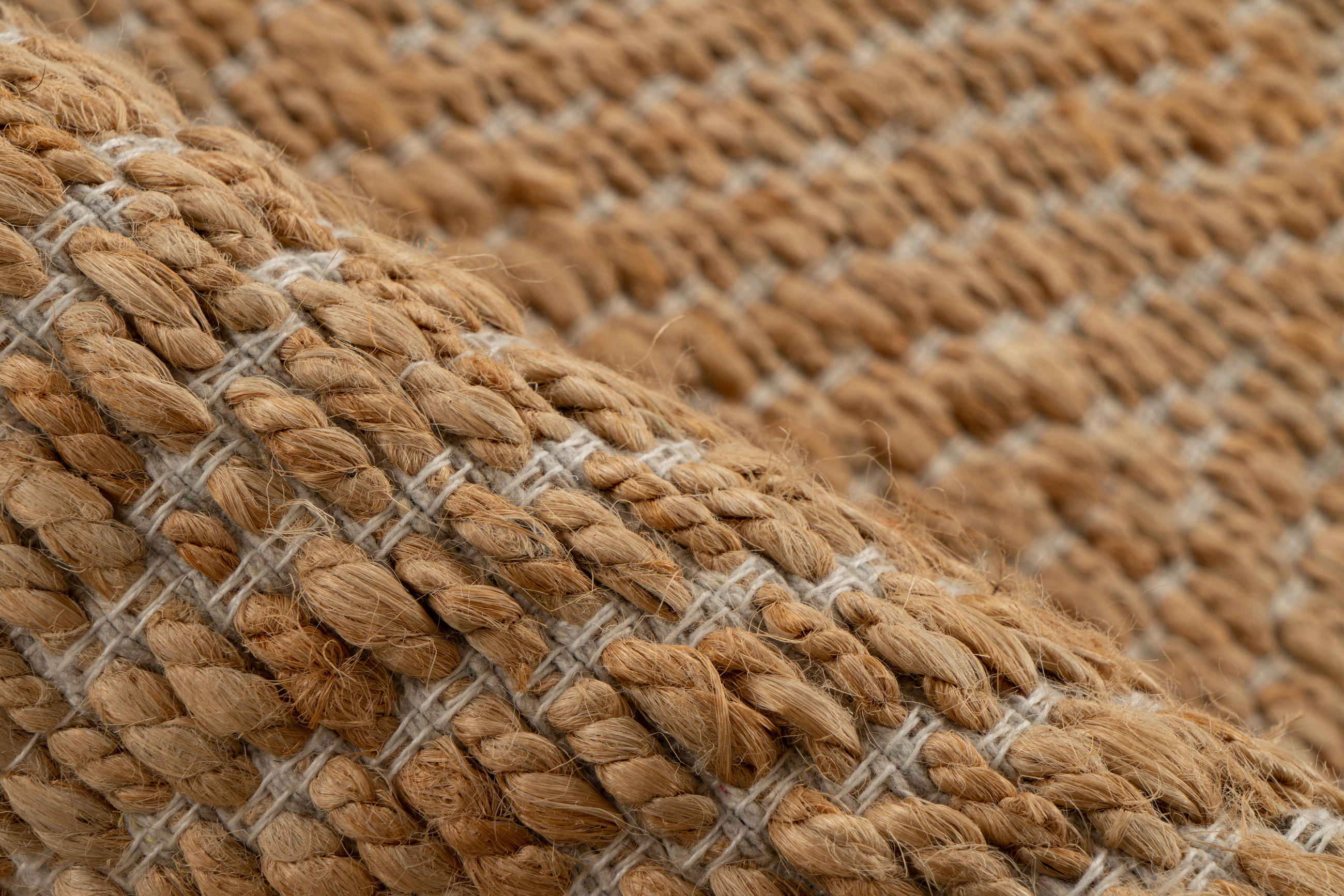 RAVNO TKANI TEPIH prirodna boja - prirodna boja, Prirodno, tekstil (100cm)