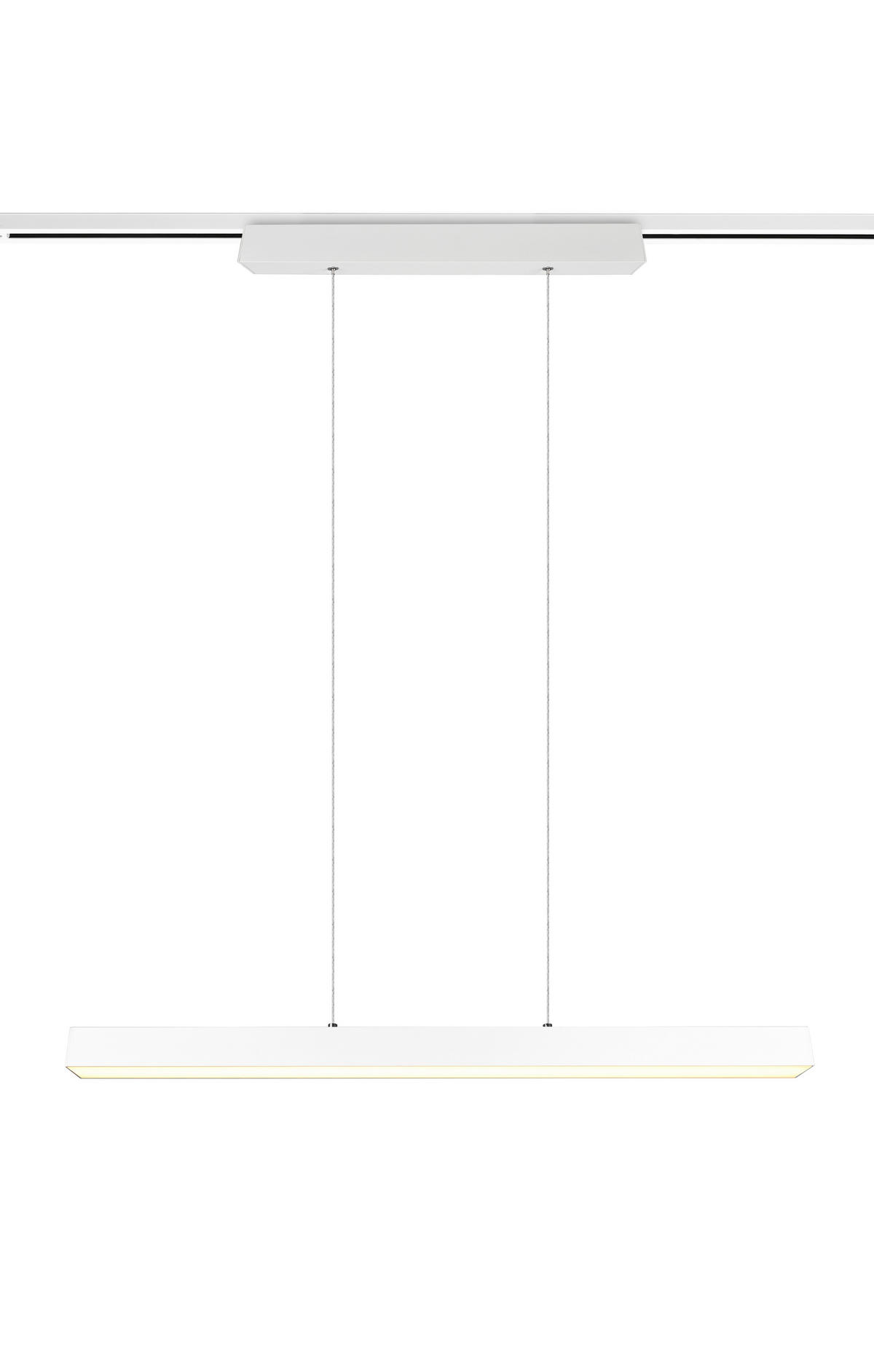 SCHIENENSYSTEM-HÄNGELEUCHTE - Weiß, Basics, Metall (90/180/5cm) - Trio Leuchten