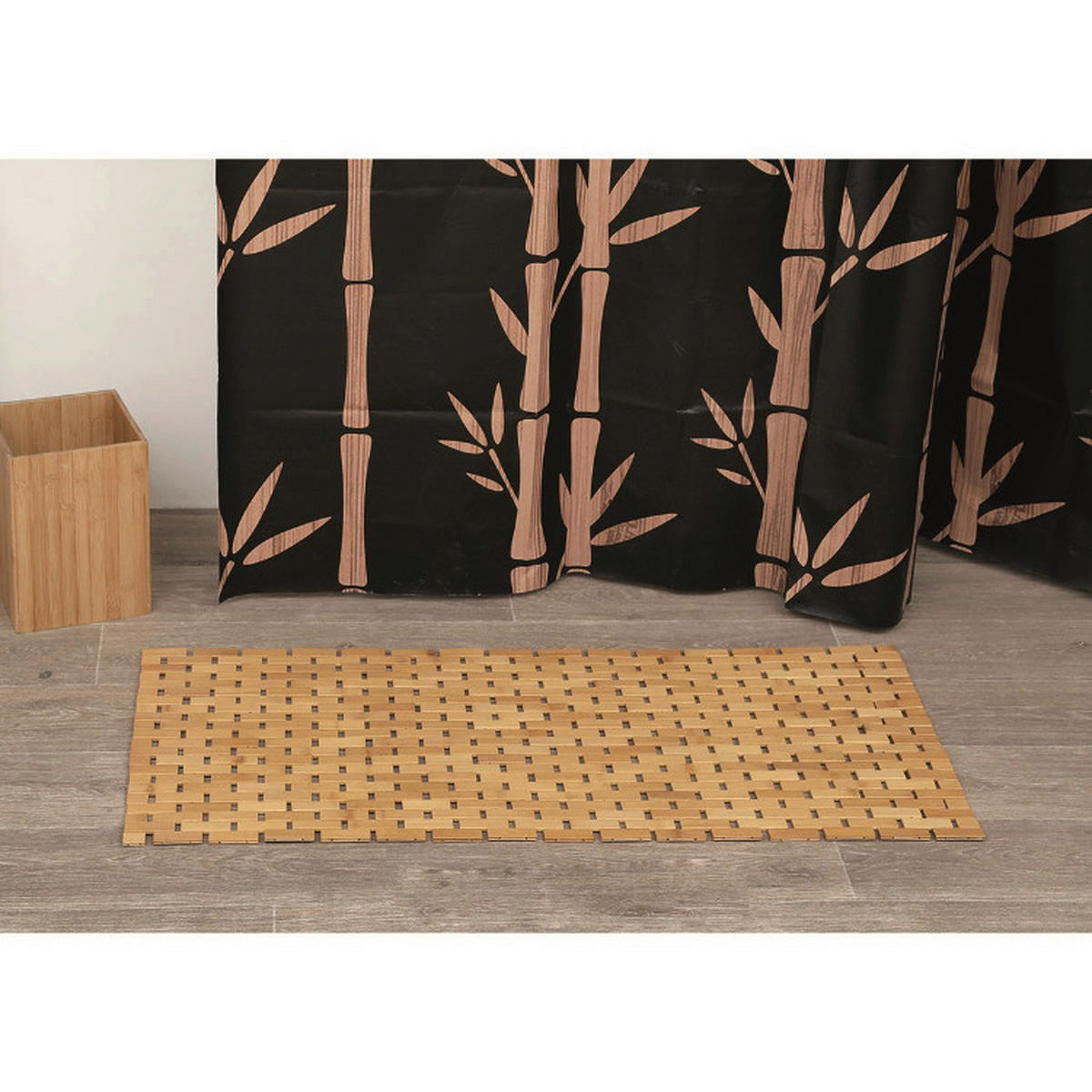 PODMETAČ ZA TUŠ KABINU - boja hrasta/braon, Osnovno, drvo (4,5/53/20,5cm) - Homeware