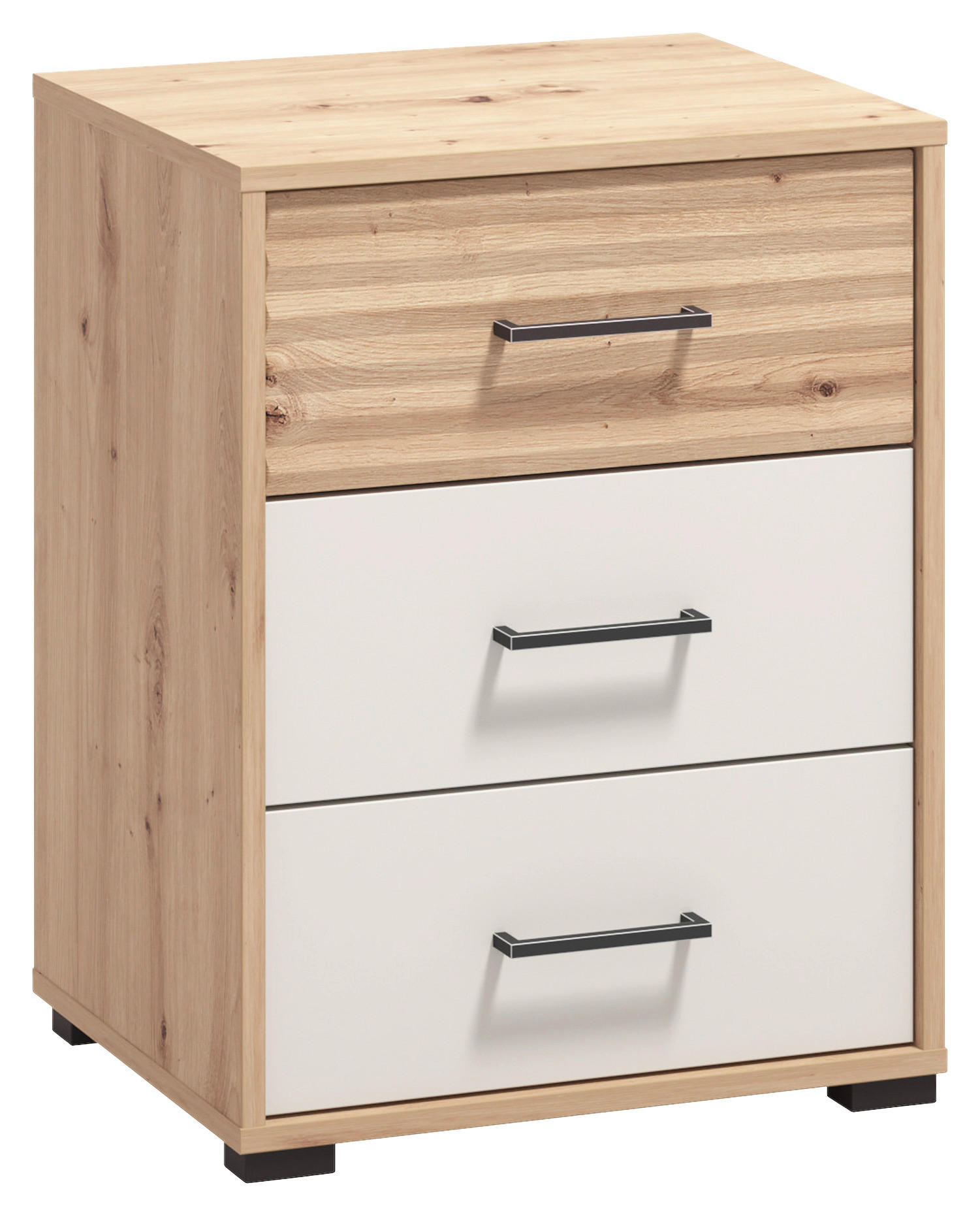 Xora NOČNÝ STOLÍK, kašmírová, dub artisan, 48/63/40 cm.