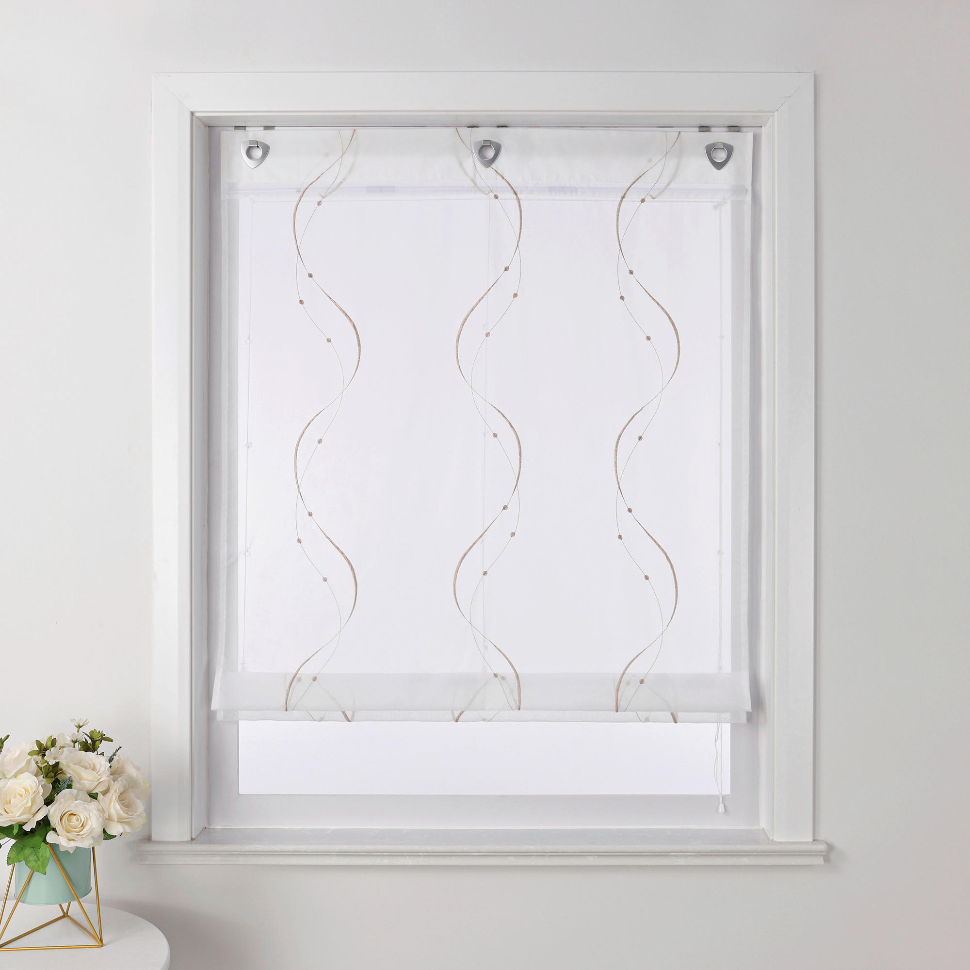 FALTROLLO  transparent  60/140 cm    - Weiß Hochglanz, Basics, Textil (60/140cm)