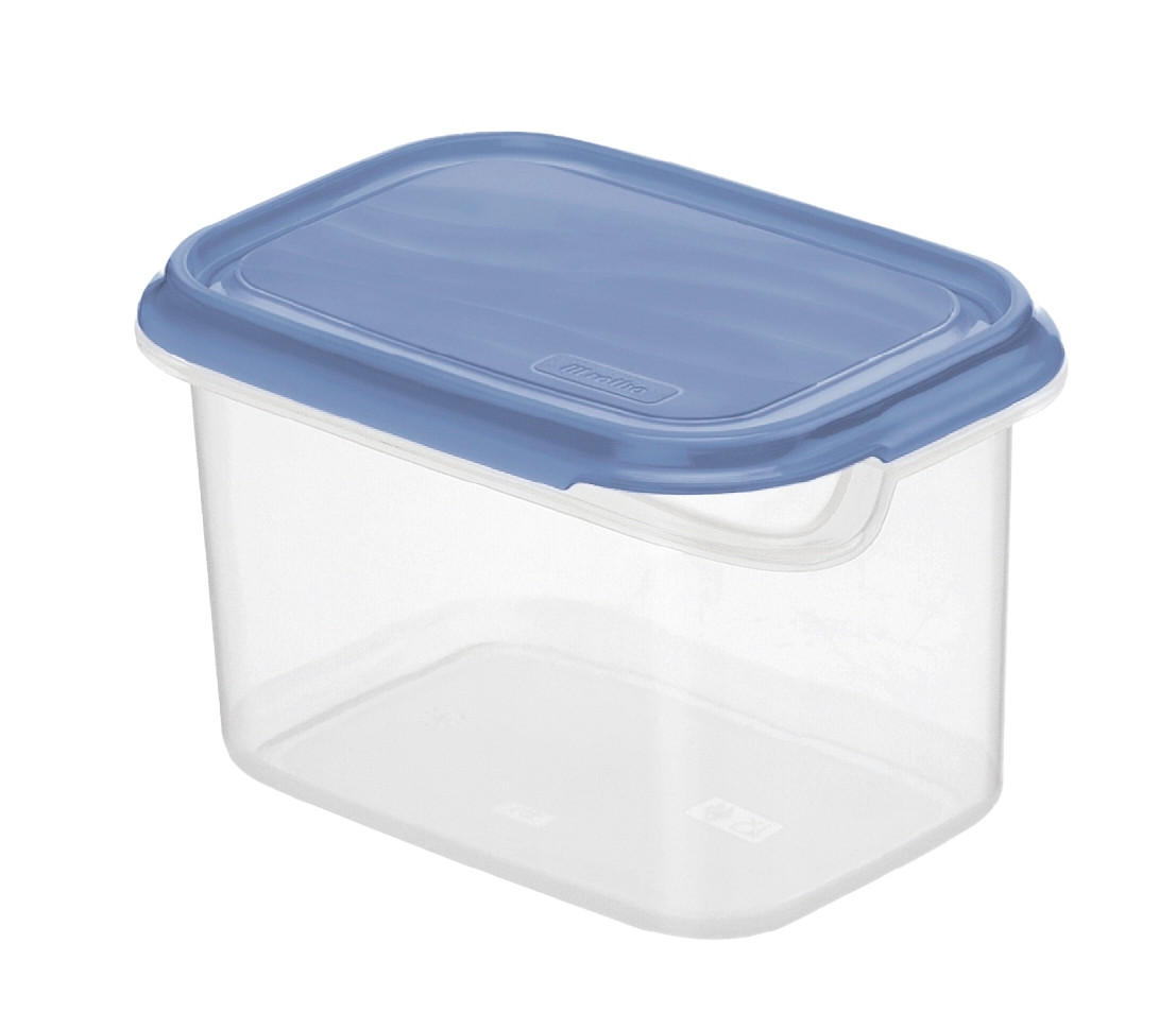 POSUDA ZA ČUVANJE NAMIRNICA 1 l Rondo - prozirno/plava, Basics, plastika ( 16/12/9,5cm) - Rotho