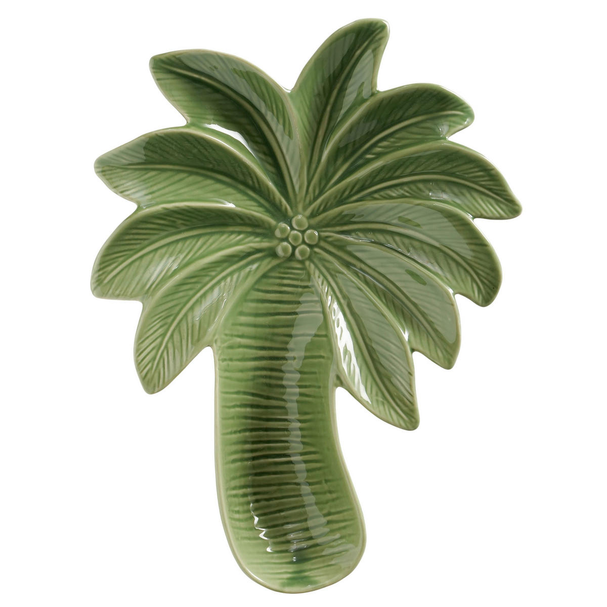 SERVIERPLATTE  - Grün, Basics, Keramik (22,5/29,5/3,8cm) - Boltze Home