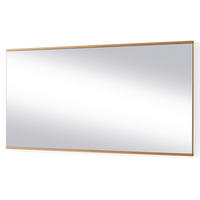 WANDSPIEGEL 123/61/2,1 cm  - Eichefarben, Design, Glas/Holz (123/61/2,1cm) - Novel