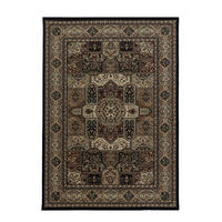 WEBTEPPICH 200/290 cm Kashmir 2603 Schwarz Schwarz  - Schwarz, LIFESTYLE, Textil (200/290cm)