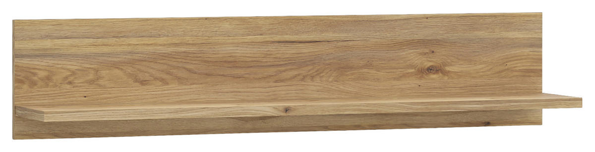 STENSKA POLICA - barve hrasta, Moderno, leseni material (125/25,6/21,9cm) - Hom`in