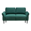 2-SITS SOFFA i textil mörkgrön  - svart/mörkgrön, Modern, trä/textil (150/85/92cm) - MID.YOU