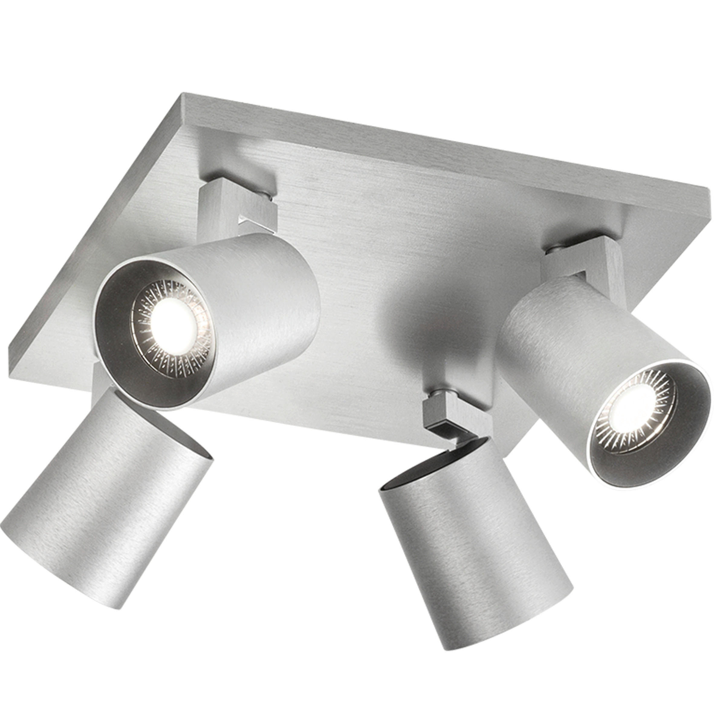 STRAHLER Modo 24/24/11 cm  - Alufarben, Basics, Metall (24/24/11cm) - Fabas Luce