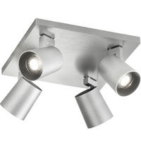 STRAHLER Modo 24/24/11 cm  - Alufarben, Basics, Metall (24/24/11cm) - Fabas Luce