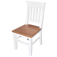 ŽIDLE, přírodní barvy, bílá - bílá/přírodní barvy, Natur, dřevo (45/95/45cm) - Landscape