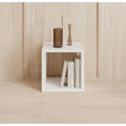 RAUMTEILER Holzwerkstoff Weiß  - Weiß, Design, Holzwerkstoff (41/38/41cm) - Carryhome